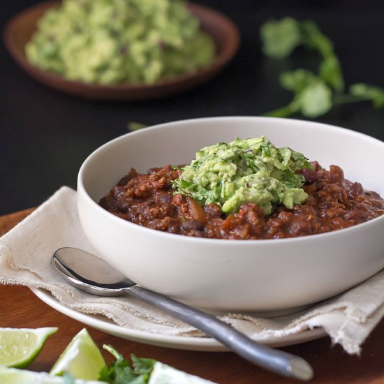 Beef & Black Bean Chili