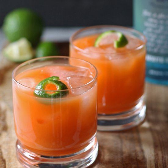 Rum Orange Carrot Cocktail