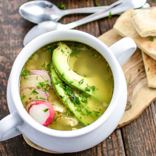 Chicken Posole (Pozole) Verde Soup