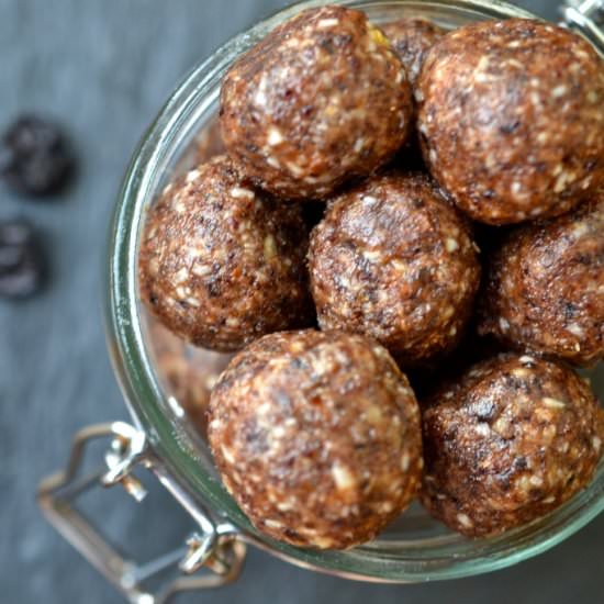 Cherry & Tahini Energy Balls