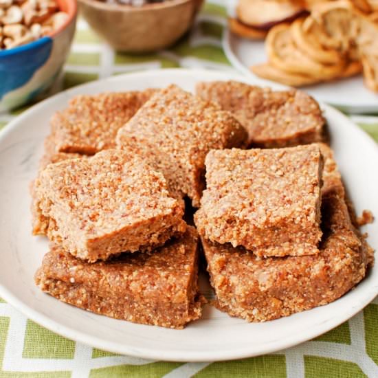 Apple Cashew Date Bars