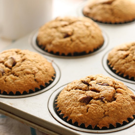 Banana Chocolate Chip Muffins