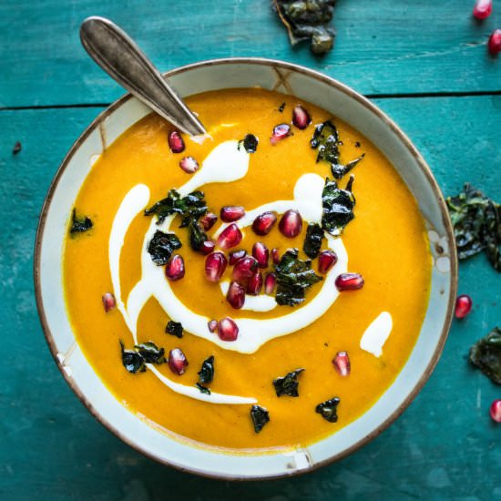 Moroccan Spiced Carrot Soup