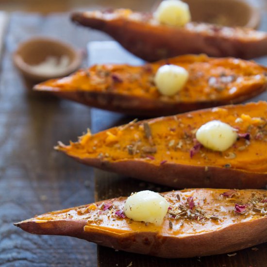 Indian Spiced Sweet Potatoes