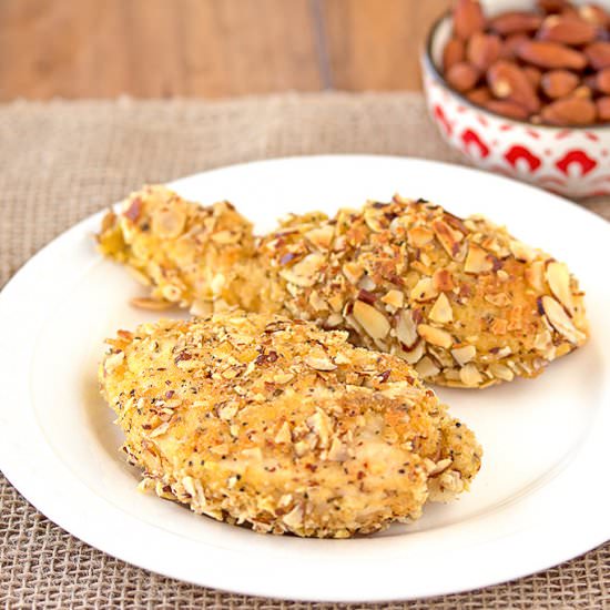 Almond Crusted Chicken Fingers