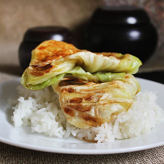 Cheese Stuffed Cabbage Rolls