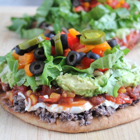 7 Layer Dip Flatbread