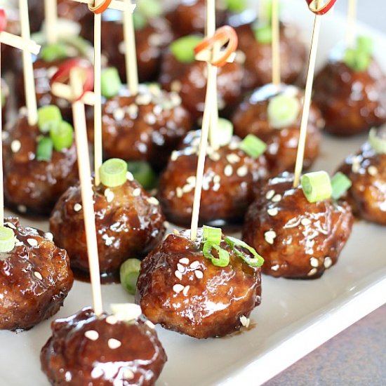 Slow Cooker Party Meatballs