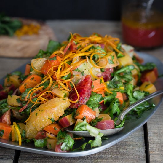 Chopped Carrot Citrus Salad