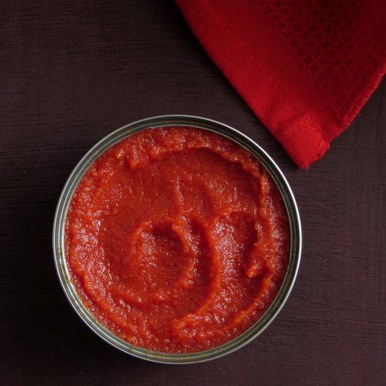 Homemade Tomato Puree/Paste