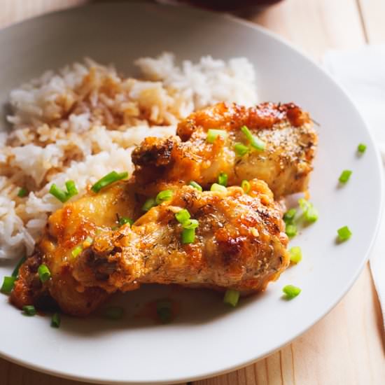 Oven Baked Chicken Wing