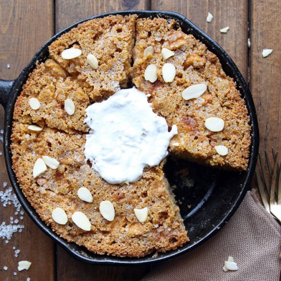 GF Apple Skillet Cake