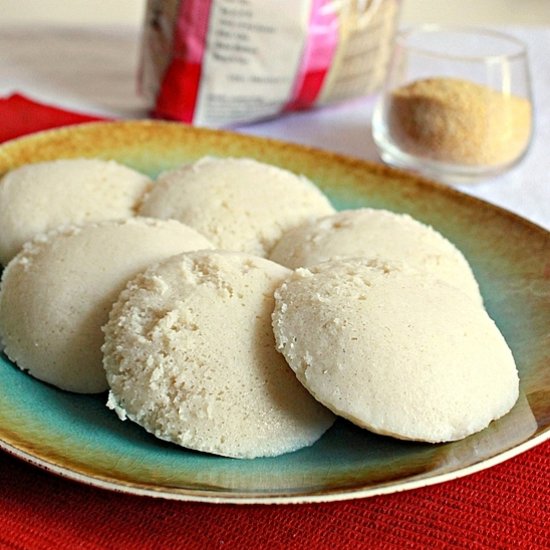 Millet Idlis ( Steamed Cakes )