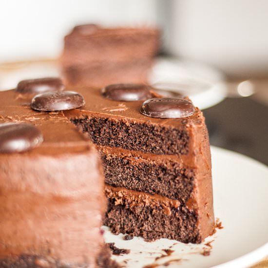 Chocolate Raspberry Cake