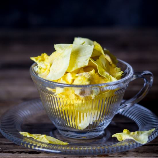 Pineapple Core Crisps