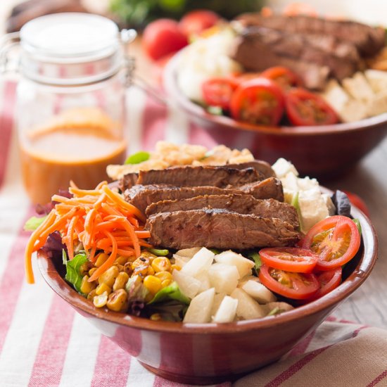 Steak Salad & Chipotle Vinaigrette