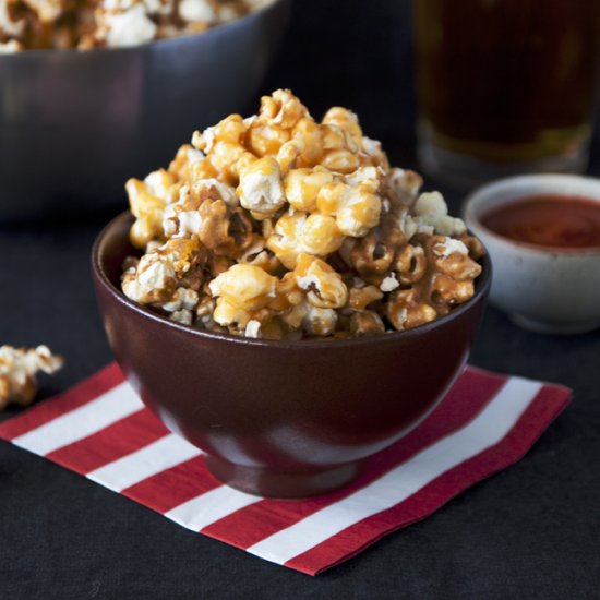 Sriracha Caramel Popcorn