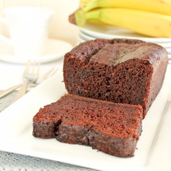 Chocolate Banana Loaf Cake