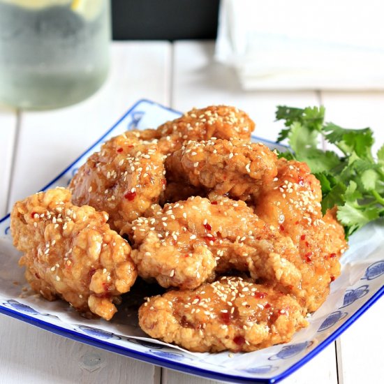 Thai-style sweet and spicy wings