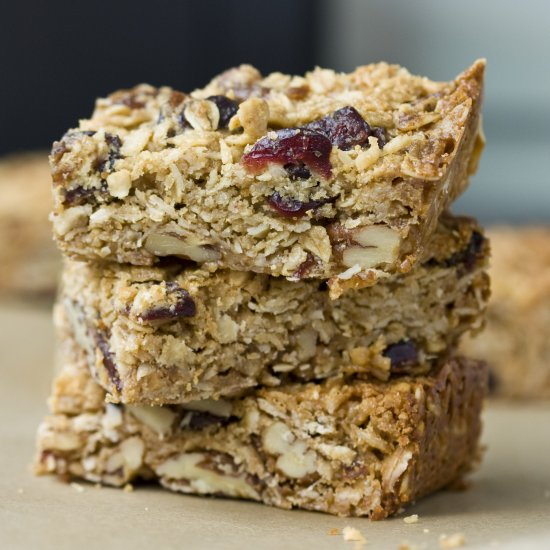 Cherry Pecan Granola Bars