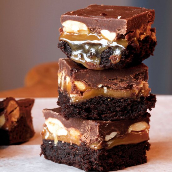 Fudge Ripple Turtle Brownies