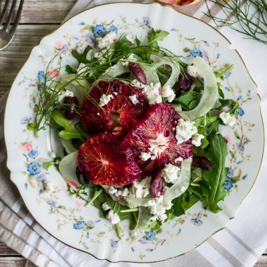 Blood Orange and Fennel Salad