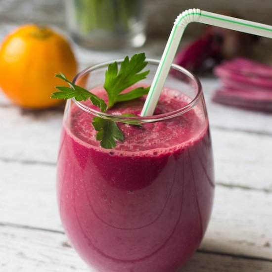 Beet Smoothie with Orange & Fennel