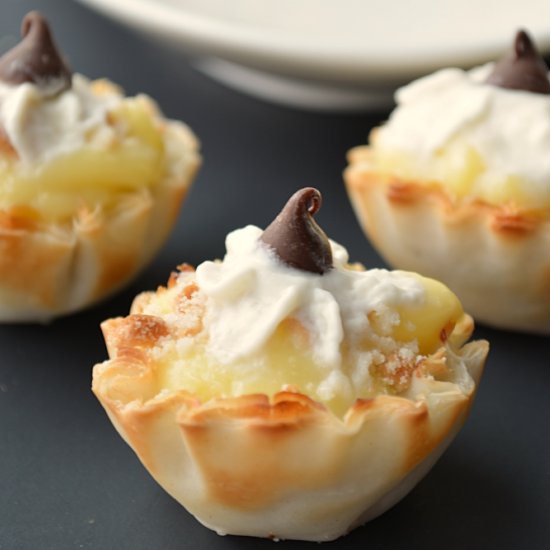 Mini Custard- Choco bowls