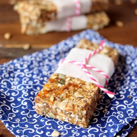 No bake seedy date bar