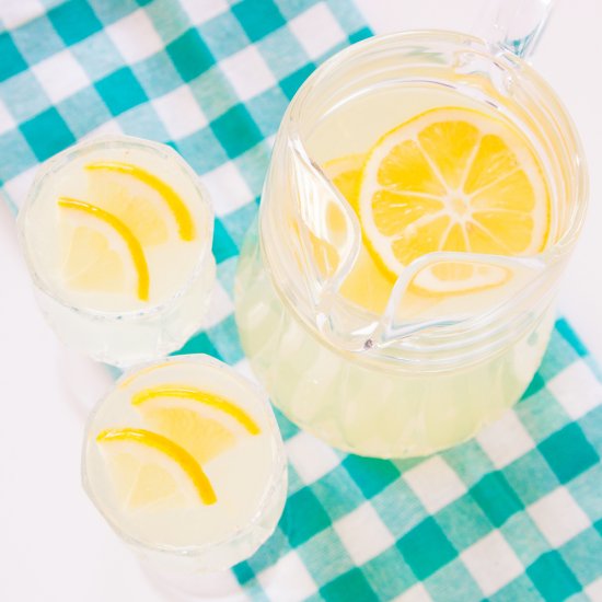 Meyer Lemonade + Lemon Simple Syrup