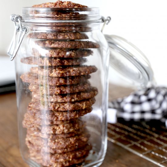 Ginger coconut cookies