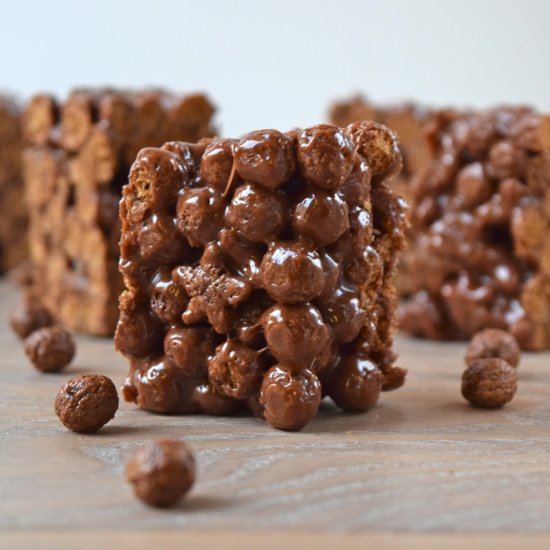 Nutella Cocoa Puff Krispie Treats