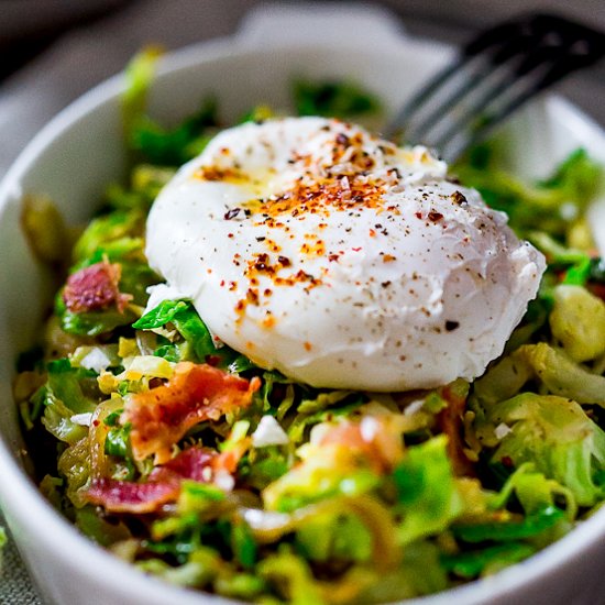 Brussel Sprouts Hash & Eggs