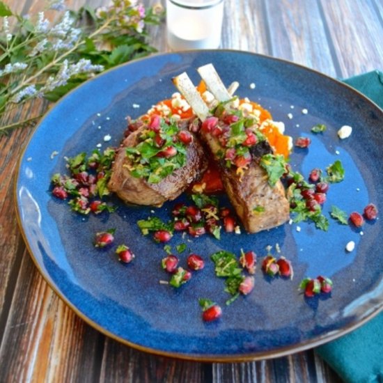 Lamb with Pomegranate Gremolata