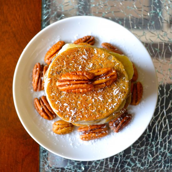 Blueberry Pecan Gluten Free Pancake