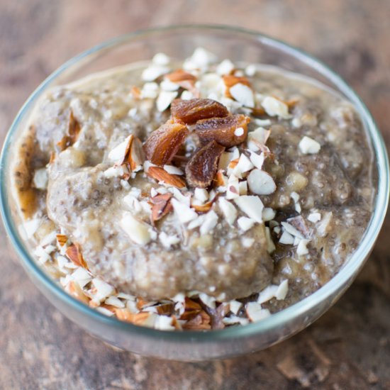 Apricot Almond Chia Porridge