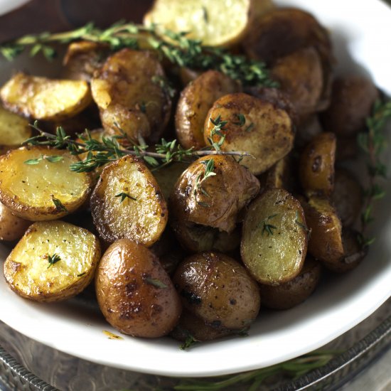 Balsamic Honey Roasted Potatoes