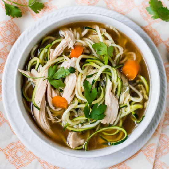 Chicken Zoodle Soup