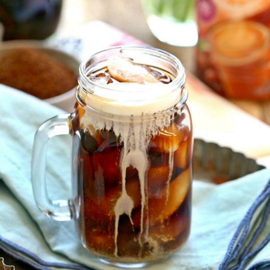 Skinny Hazelnut Iced Coffee