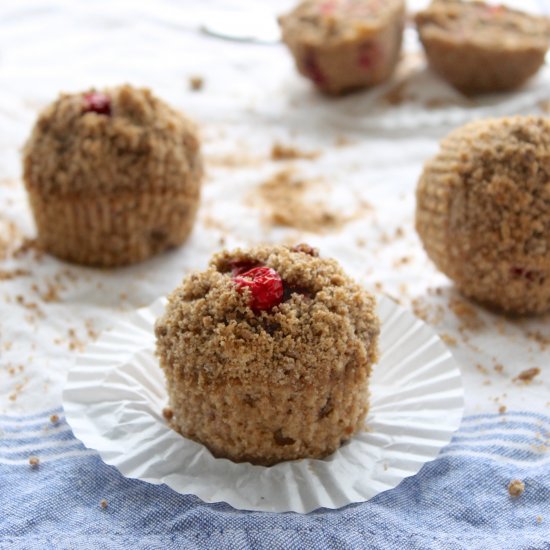 Cranberry Pecan Banana Bread Muffin