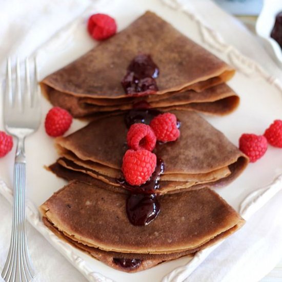 Chocolate Hazelnut Crepes