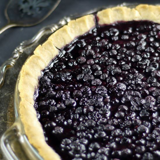 Cardamom Blueberry Pie