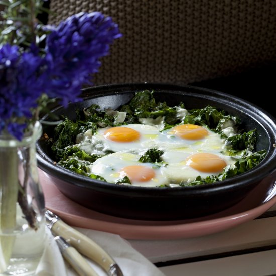 Breakfast Kale & Egg Bake