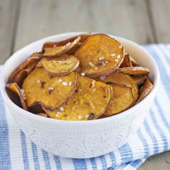 Salt & Vinegar Sweet Potato Chips