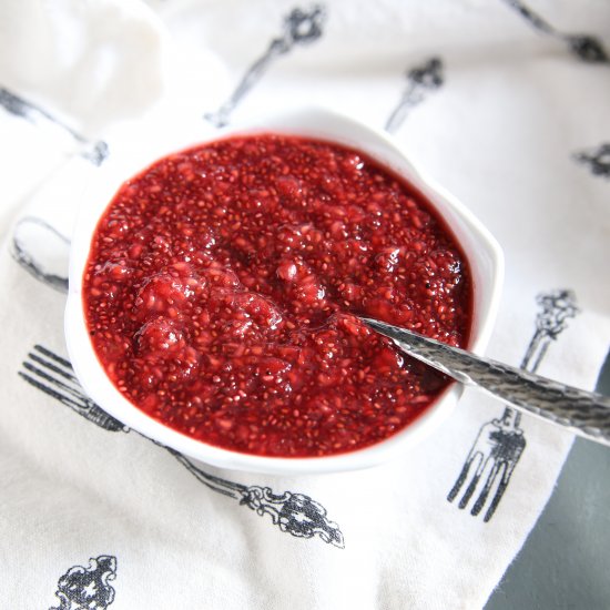 Raspberry & Blood Orange Chia Jam