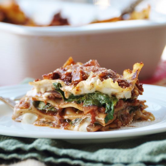 Vegan Spinach Lasagna