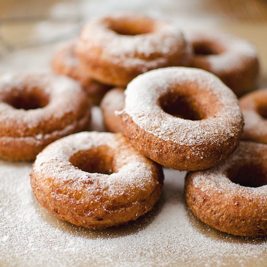 Donuts with white cheese