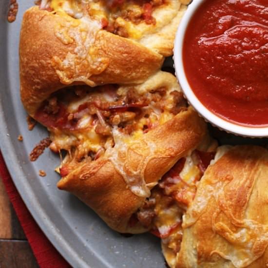 3-Meat Pizza Ring