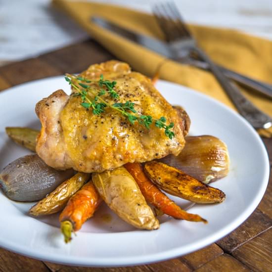 Roasted Chicken with Vegetables