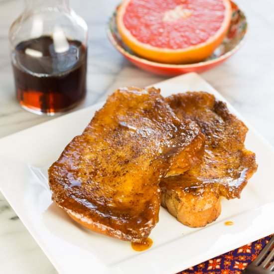 Overnight Caramel French Toast